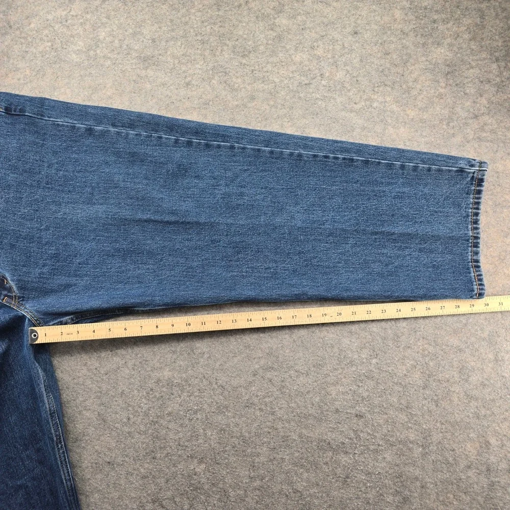 Levis 550 Relaxed Fit Mens Jeans Blue Denim 100% Cotton Medium Wash 44x30